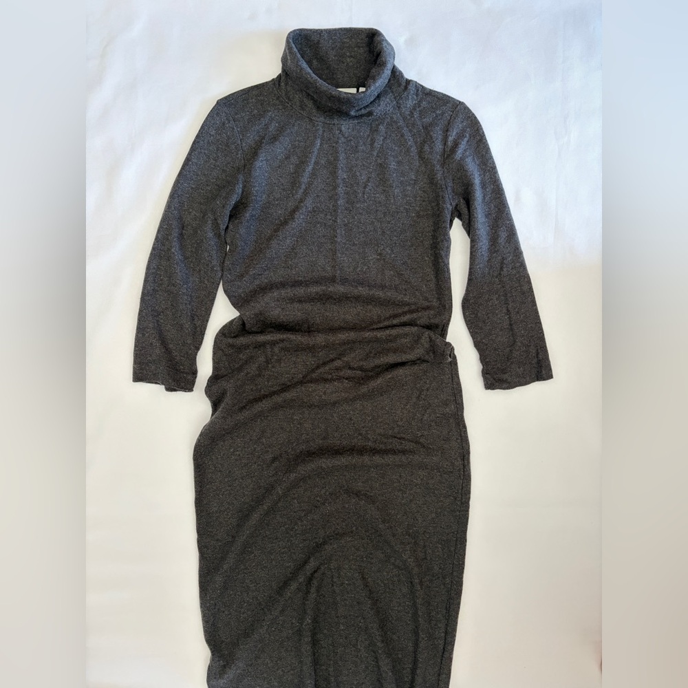 Vintage Armani Exchange Charcoal 3/4 Sleeve Dress